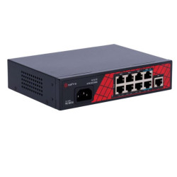 Poe switch 10 p 6 +2 , 6 poe10/100 y 2 10/1000mbs 120W