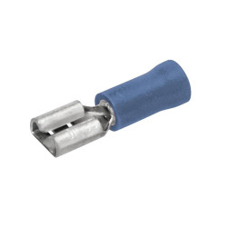 PACK 6 UN. TERMINAL HEMBRA AZUL PREAISLADO 4,8 X 0,8