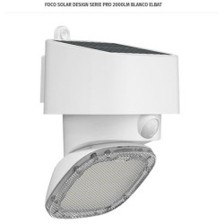 FOCO SOLAR DESIGN SERIE PRO 2000LM BLANCO ELBAT