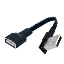 Adaptador USB acodado