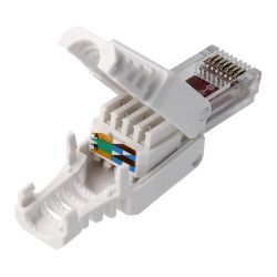 Conector RJ45 Cat.6 UTP macho tool-less