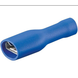 PACK 5 UN. TERMINAL HEMBRA  PREAISLADO 6.35 X 0,8