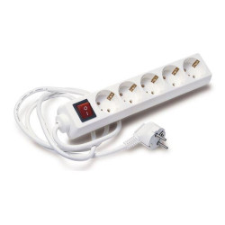 BASE MULTIPE 5 TOMAS CON INTERRUPTOR
