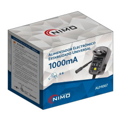 ALIMENTADOR UNIVERSAL 5-12V 1000mA