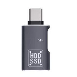 Adaptador OTG 2 en 1 USB C a USB + tipo C hembra tipo C