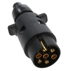 Conector de enchufe de remolque RV de 7 pines, 7 vías, 12V