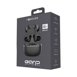 AURICULARES TWS CON CANCELACION DE RUIDO TWE-210 NEGROS FOREVER