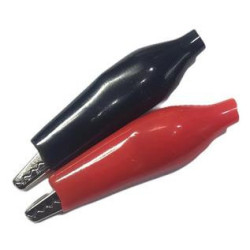 PINZA DE COCODRILO. ROJO Y NEGRO