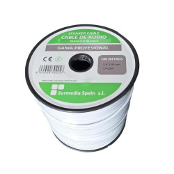 2X2,50 CABLE AUDIO PARALELO BLANCO