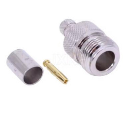 N-CONECTOR HEMBRA RG-58 CRIMPAR
