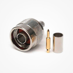 N-CONECTOR MACHO RG58 GRIMPAR