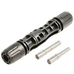 Conector MC4 M-H para placas solares, 4, 6 y 10mm² 1500V