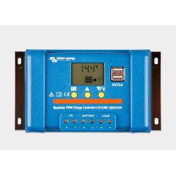 Regulador PWM BlueSolar 12/24V 20A LCD USB Victron