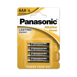 PACK 4 Pilas Alcalina Panasonic LR03, AAA