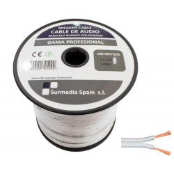 2x2.50 CABLE AUDIO PARALELO BLANCO-BLAN