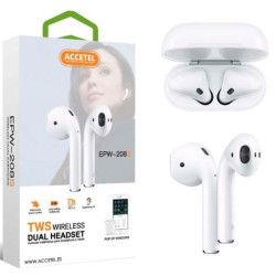 AURICULAR INALAMBRICO TWS DUAL BLANCO