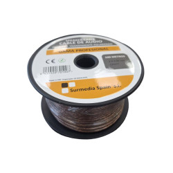 CABLE AUDIO PARALELO 2 X 0.50 mm TRANSPARENT POLAR