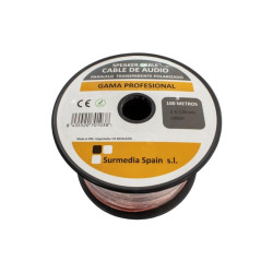 CABLE 2X1mm PARALELO  TRANSPARENTE