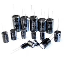 PACK 2 UN.1MF 350VCC CONDENSADOR ELECTROLITICO