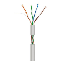 Cable 305M UTP CCA Cat.5E AWG24  interior, gris