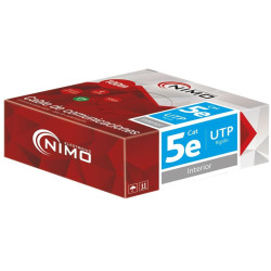 Cable 100M  UTP CCA Cat.5E AWG24 interior, gris