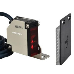 Sensor fotoeléctrico reflectante para puerta, barrera ajustable de 4m para interior