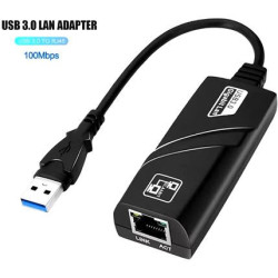 Adaptador USB 3,0 a Rj45 Lan Ethernet 10/100Mbps