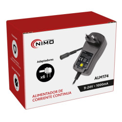 9..24Vcc/24W/1.0A Alimentador Regulable Manual