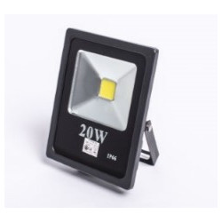 FOCO DE LED 20W 12V 6400K NEGRO