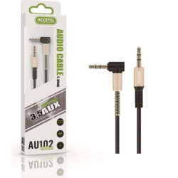CABLE DE 1M AUDIO JACK 3,5 M/M TIPO L