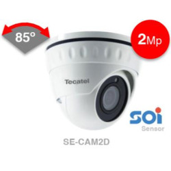 Cámara Tecatel DOMO 1/3" 2MP CMOS Sensor 1080P/960H 2.8 mm 4en1 AHD/CVI/TVI/CVBS
