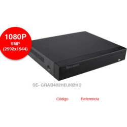 Grabador Tecatel 8 canales híbrido,  Full HD1080P 4CH 5‐IN‐1 XVR : AHD/CVI/TVI/IP/Analog SIN DISCO DUR