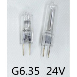 Bombilla halógena G6.35, 24V