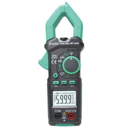 Pinza Amperimétrica 600A CA/CC True RMS LoZ V CAT.II 600V