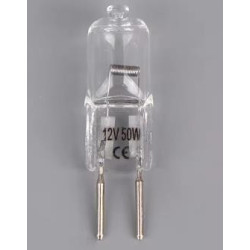 Bombilla 12V, G6.35, 50W para proyector de 2 pines