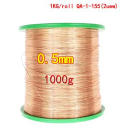 1 kg/0.5mm rollo de alambre de cobre esmaltado